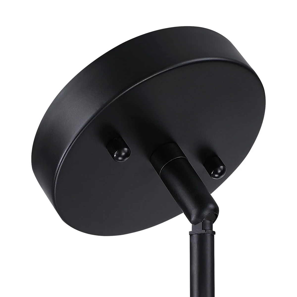 Cynthia 4-Light Black Rattan Drum Chandelier Light - 22''W