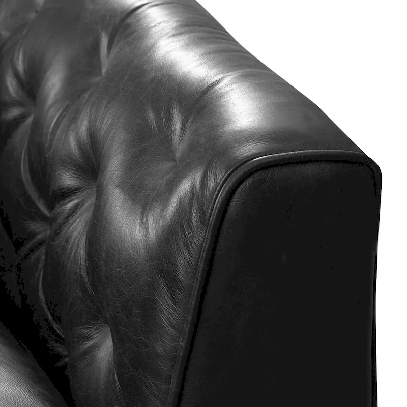 Poly & Bark Essex Lounge Chair - Full Grain Genuine Italian Leather