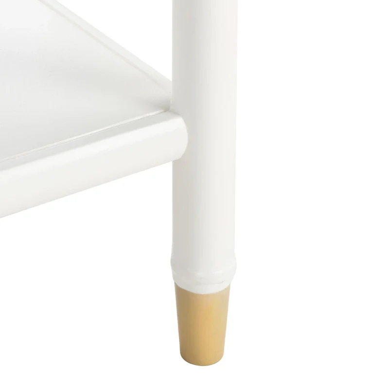 SAFAVIEH Dessa 2-Drawer 1-Shelf Accent Table. - 21 W x 18 D x 27 H - 21Wx18Dx27H