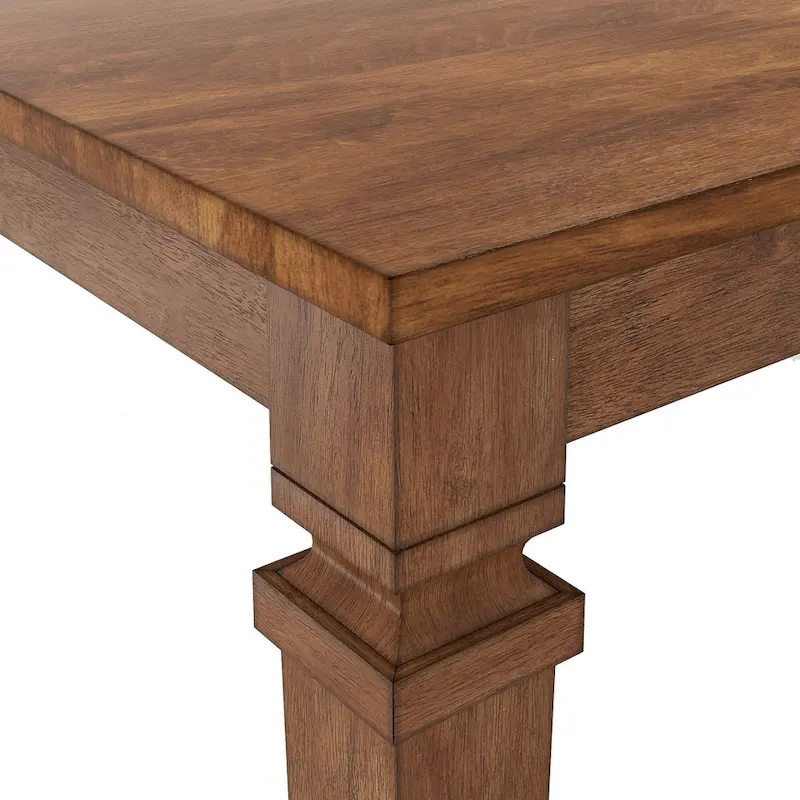 Vikos Solid Wood 64-82 Extendable Dining Table