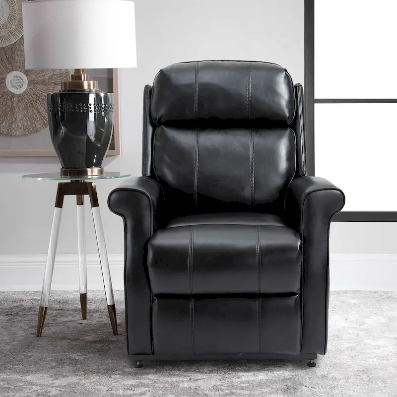 GZMR Faux Leather Elderly Power Lift Recliner Chair