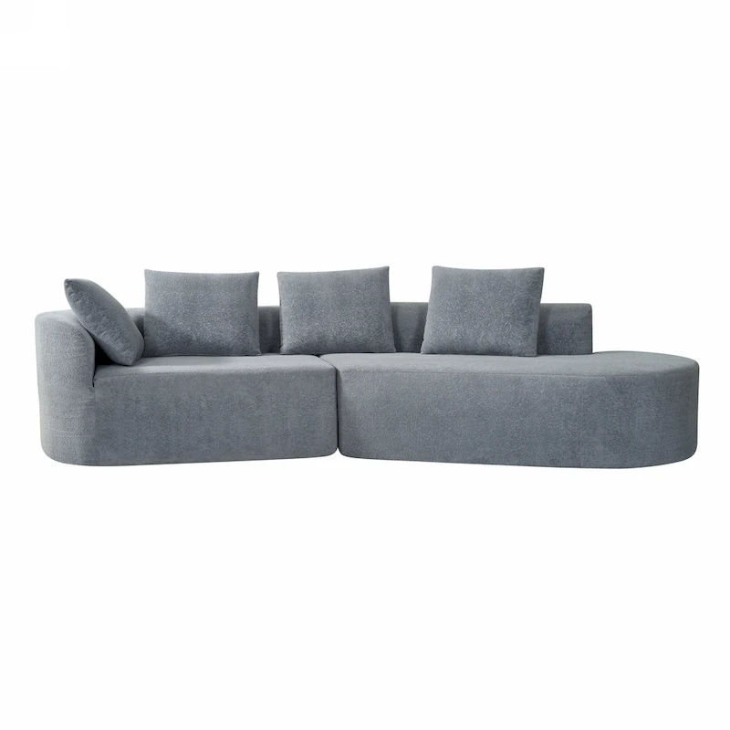 Christopher Knight Home - Olivia Curved Foam Sofa Set - 116L