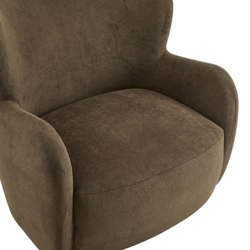 Bacho Fabric Wingback Accent Chair by Christopher Knight Home