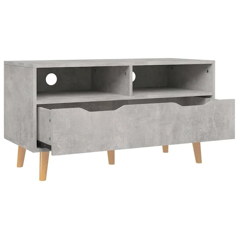 vidaXL TV Stand TV Console Sideboard TV Unit Home Media Unit Engineered Wood - 35.4  x 15.7  x 19.1