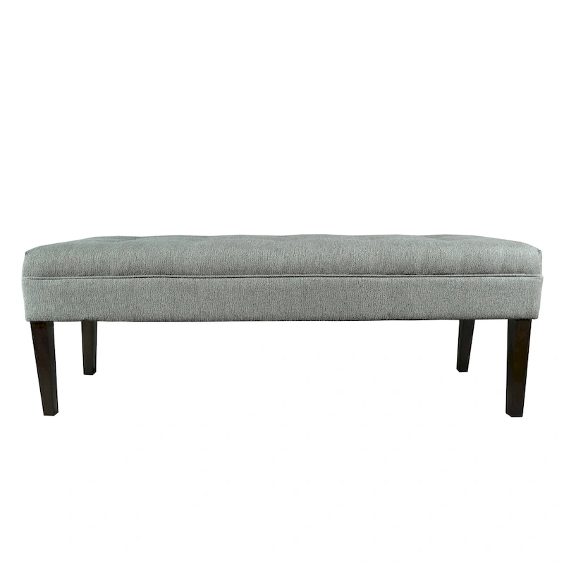 Kaya Button Tufted Upholstered Long Bench