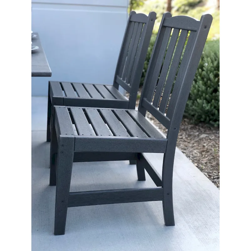 LuXeo Tuscany Sling Swivel Dining 7-Piece Set