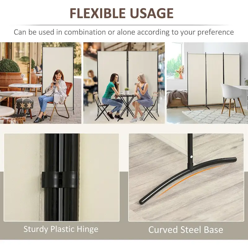 3 Panel Room Divider