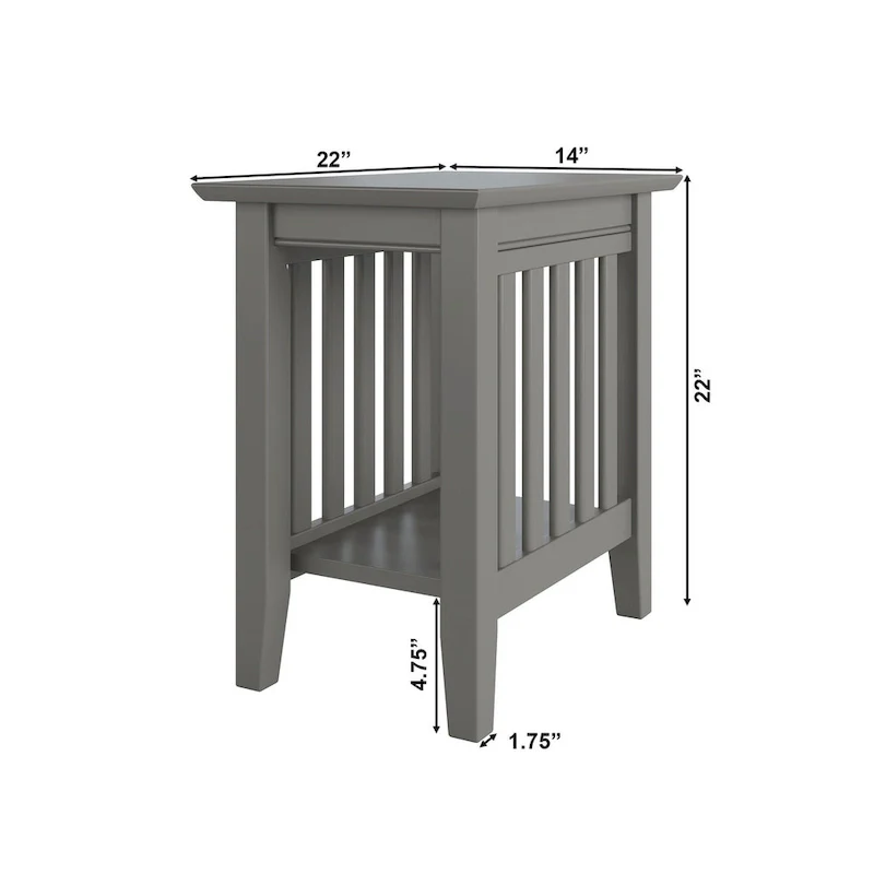 Mission Chair Side Table