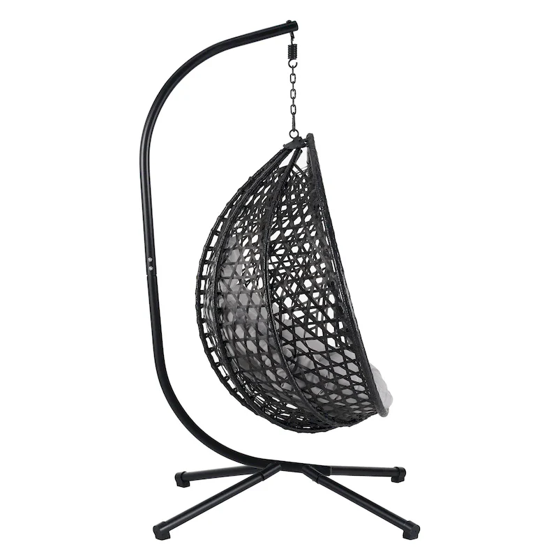 U_STYLE Versatile Hanging Egg Chair for Indoor and Outdoor Use