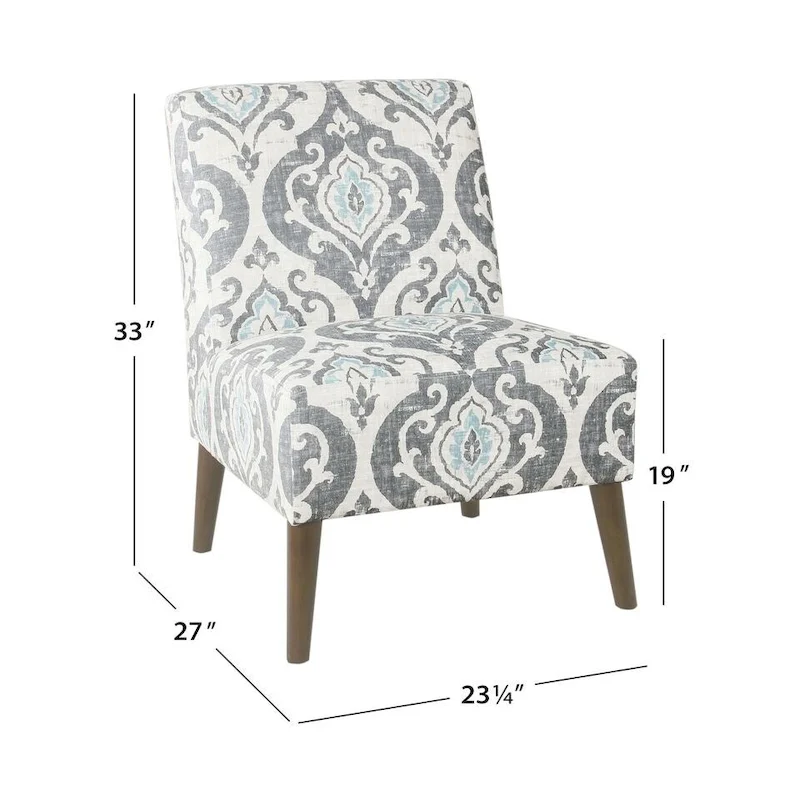 HomePop Modern Armless Dining Accent Chair