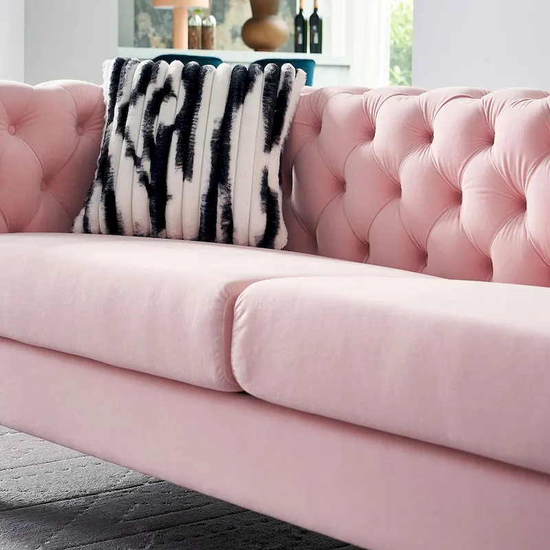 Modern Tufted Velvet Living Room Sofa