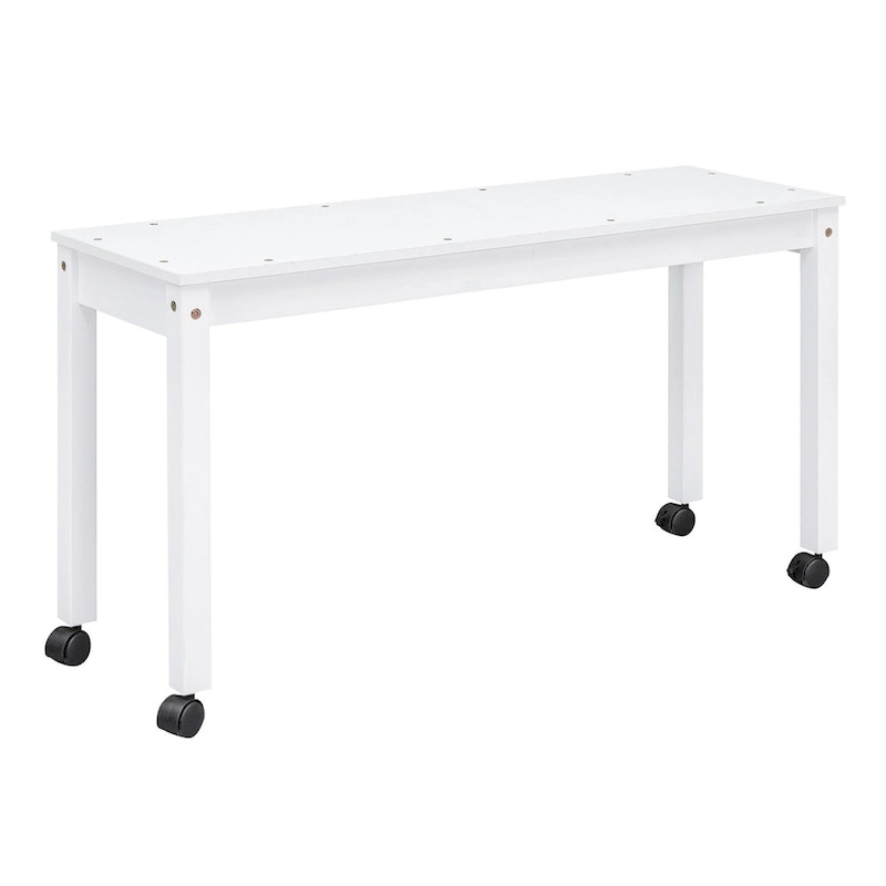 Merax Loft Bed with Retractable Writing Desk and 4 Drawers