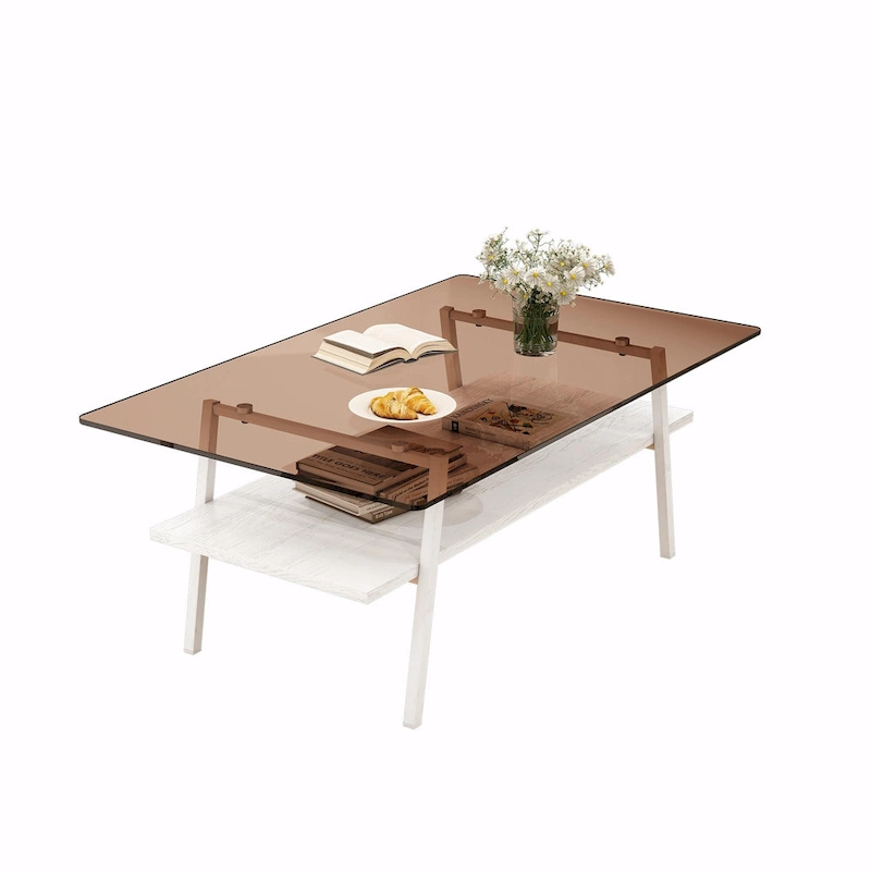 38.58 Rectangle Coffee Table with Modern Design