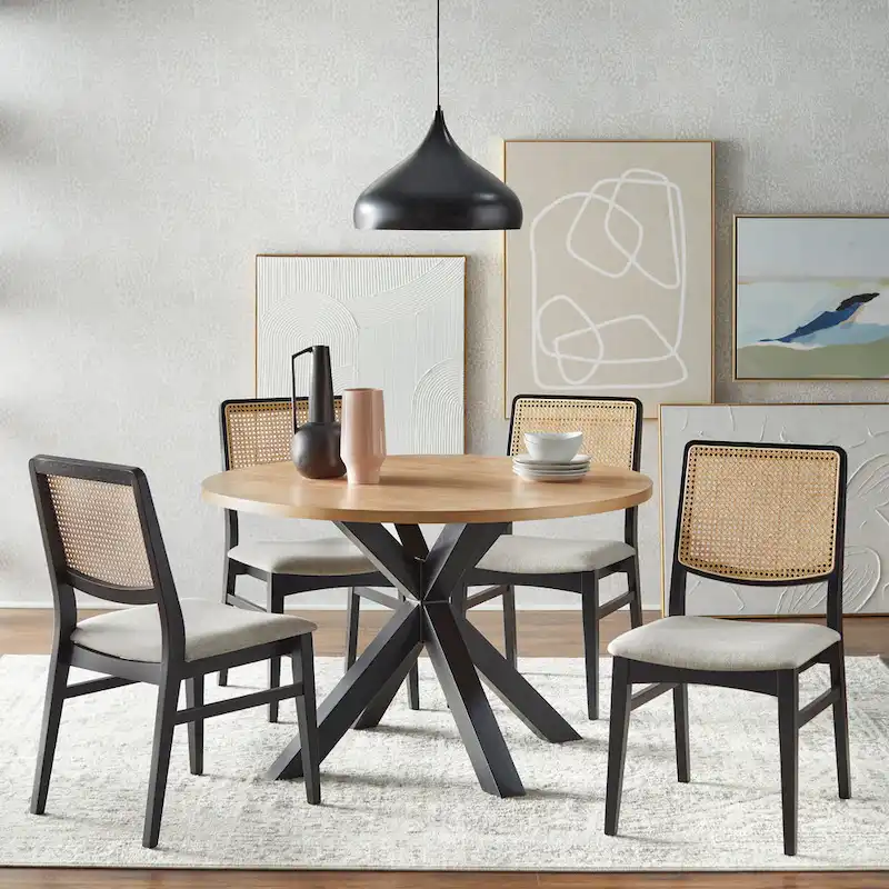 Lifestorey Gilcrest 5-piece Cane Dining Set
