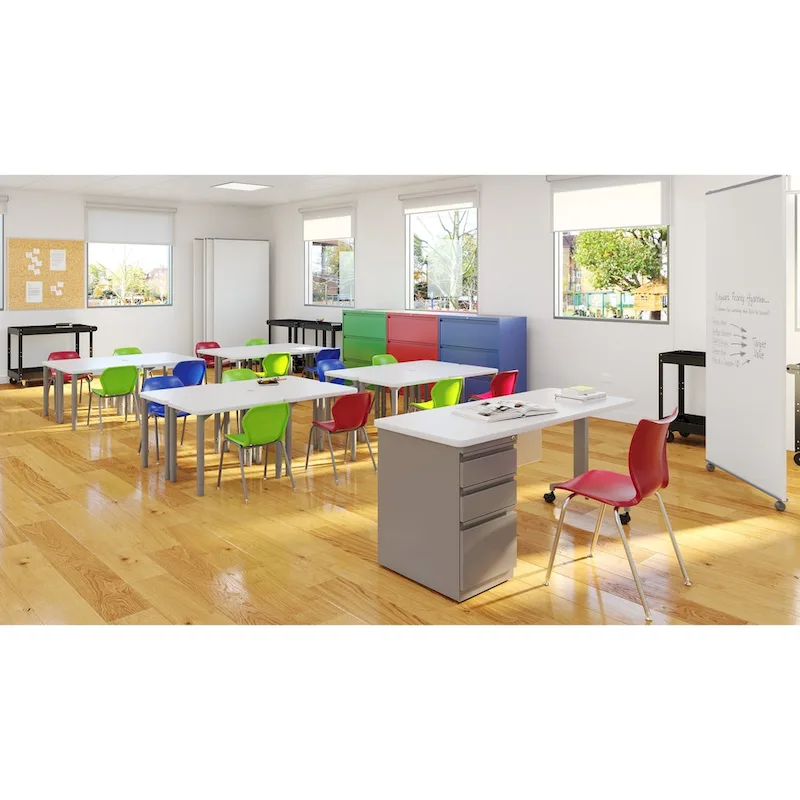 Hirsh 36 in Wide, 3 Drawer, HL8000 Series, Classic Blue