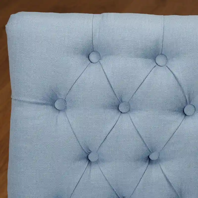 Simple Living Annie Espresso, Grey Rubberwood and Fabric 6-piece Dining Set with Dining Bench