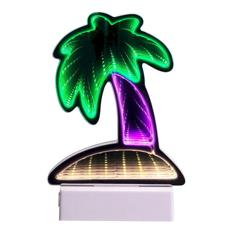 LED Lighted 3D Palm Tree Tunnel Light - 8