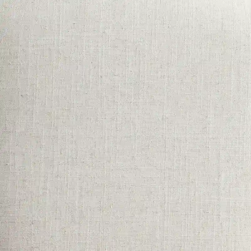 Natural Wood Arm Chair with Cane Back - Linen Padded Seat