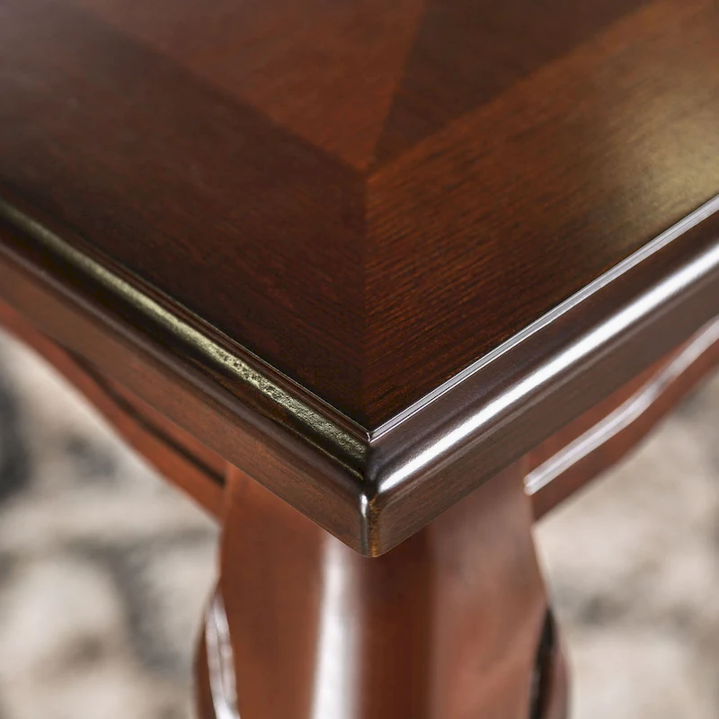 Furniture of America Shak Traditional Dark Walnut 78-inch Dining Table