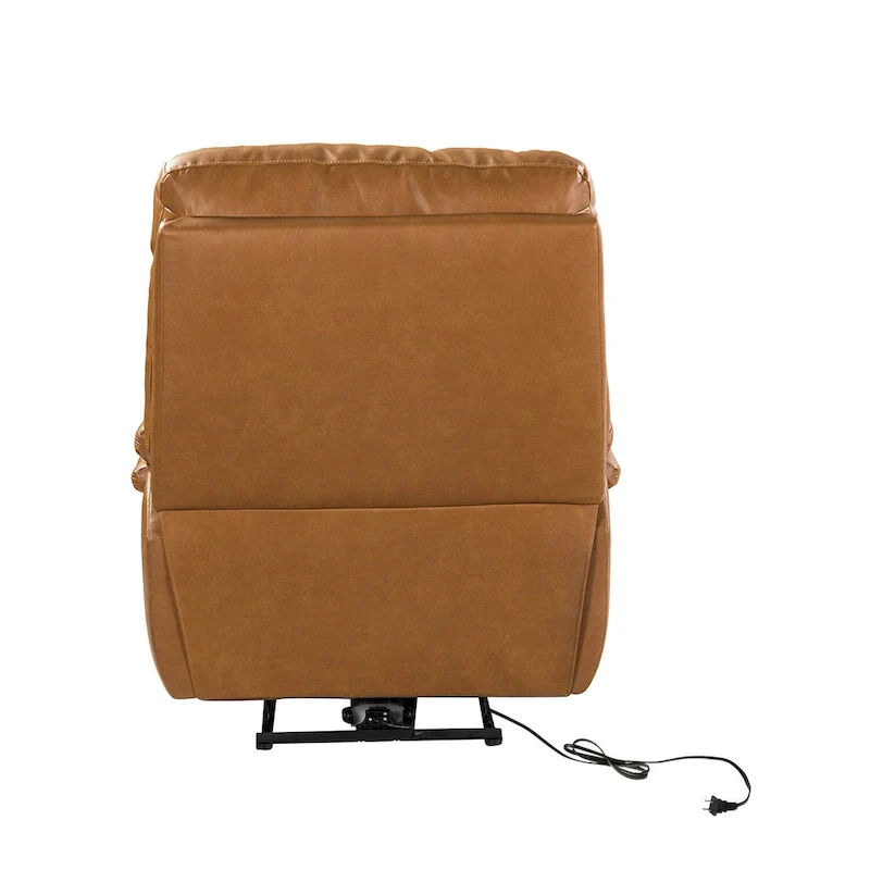 Clara Genuine Leather Power Recliner with Cushion Padded, Set of 2