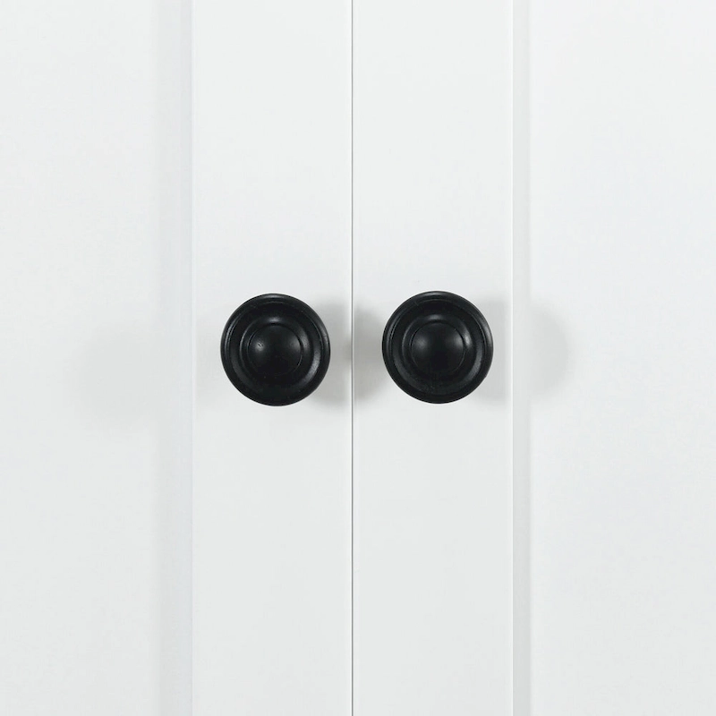 Solid Pine Loft Bed with Wardrobe, Desk, Shelves, and Guardrail