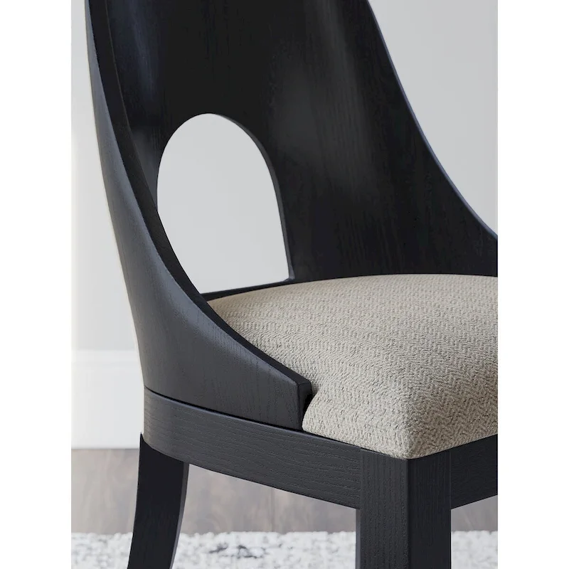 Signature Design by Ashley Rowanbeck Black Home Office Desk Chair - 20W x 24D x 34H