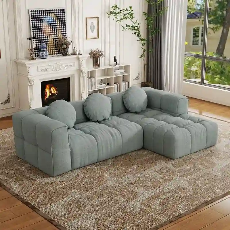103 L-Shaped Modular Sofa, Free Combination (Left and Right Facing)