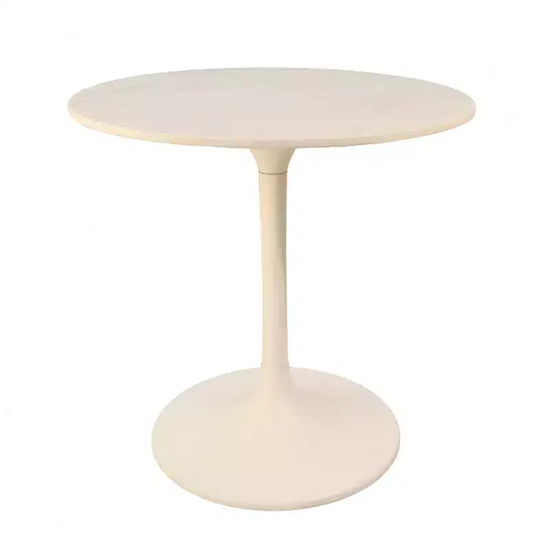 Carolina Living 30 Zaha Round Marble Top Dining Table