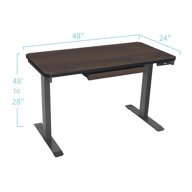 Motionwise 48 in. Standing Desk with Adjustable Height Feature