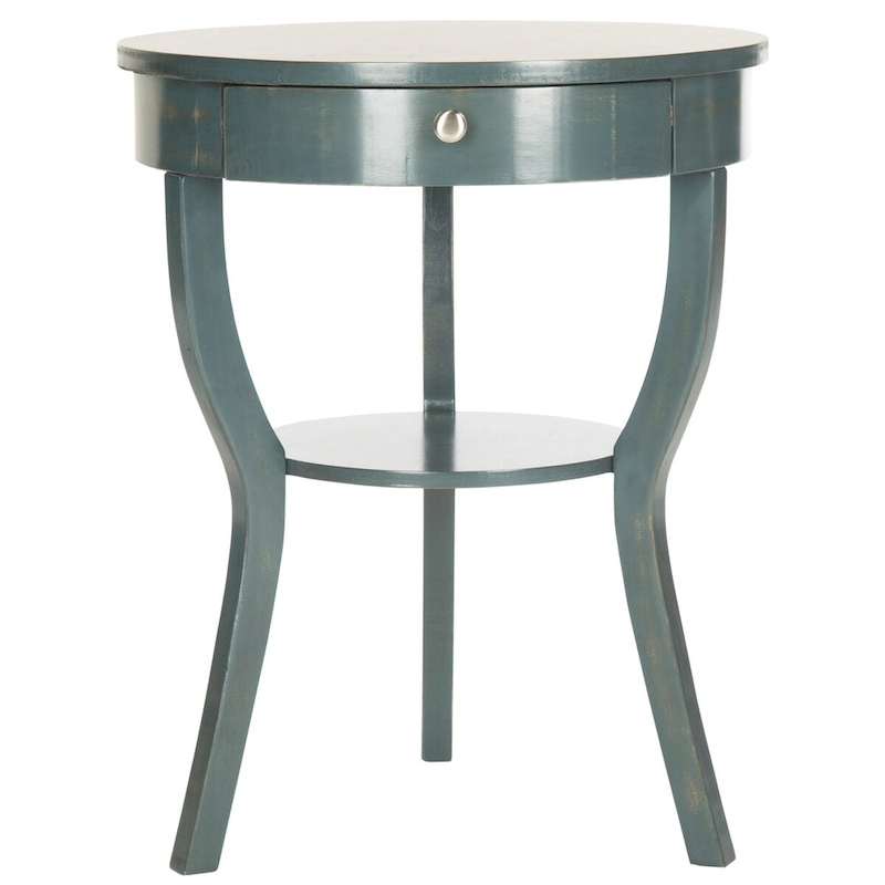 SAFAVIEH Mercedes End Table - 22 x 22 x 30.3 - 22Wx22Dx30H
