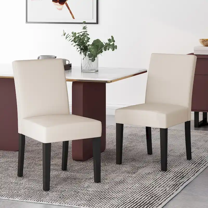 Kuna Contemporary Upholstered Dining Chair (Set of 2) by