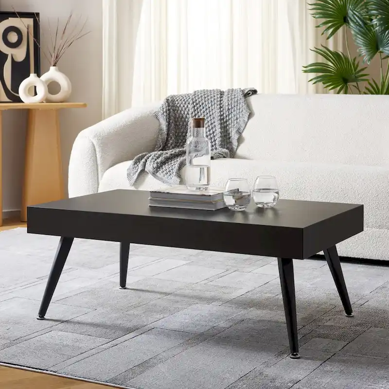 SAFAVIEH Clevie Modern Coffee Table - 43.3 x 23.6 x 16.5 - 43Wx24Dx17H