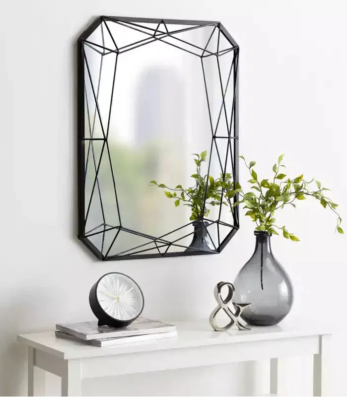 22 x 28 Rectangle Metal Accent Wall Mirror