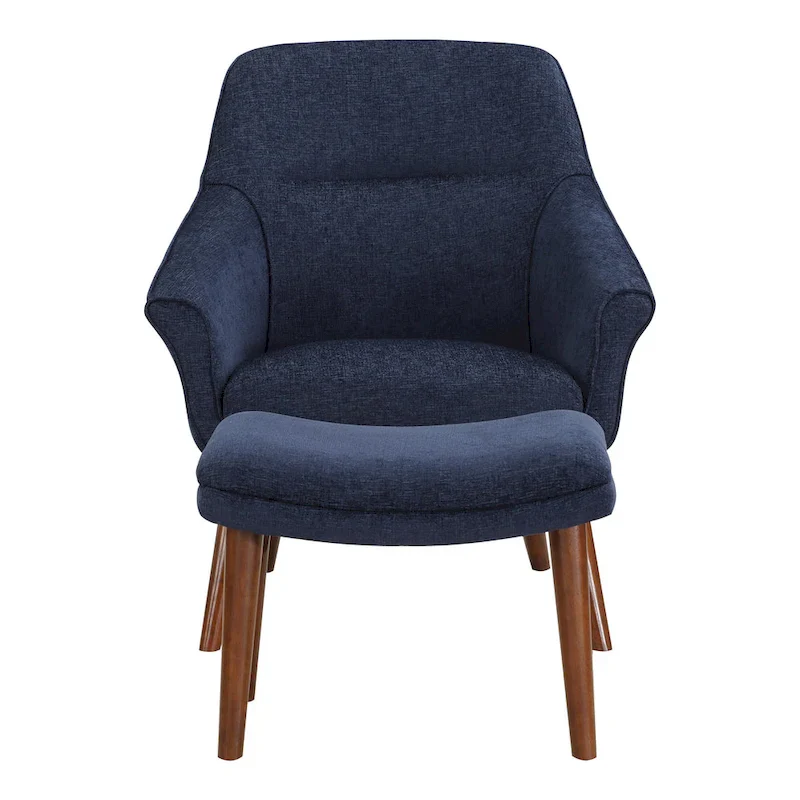 Waneta Chair and Ottoman