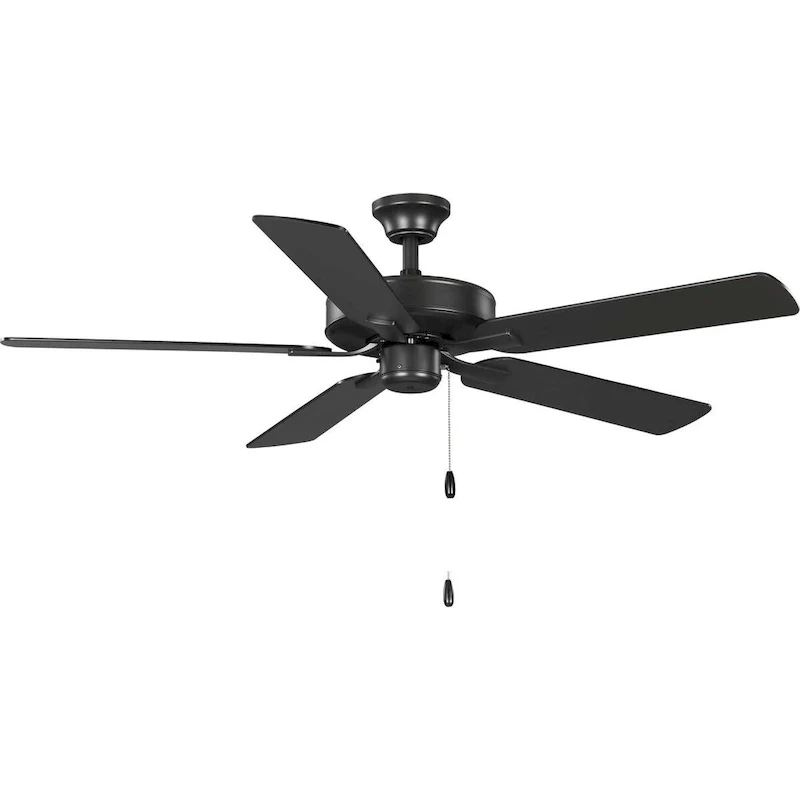 AirPro 52 in. Graphite 5-Blade AC Motor Transitional Ceiling Fan - 52 in x 52 in x 12.6 in