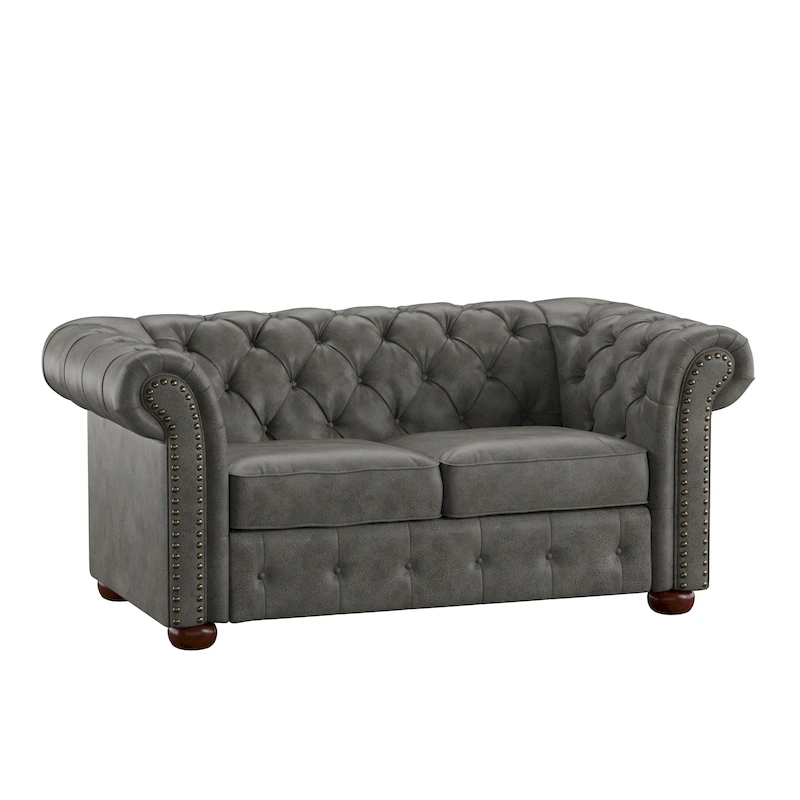Knightsbridge Tufted Chesterfield Loveseat by iNSPIRE Q Artisan