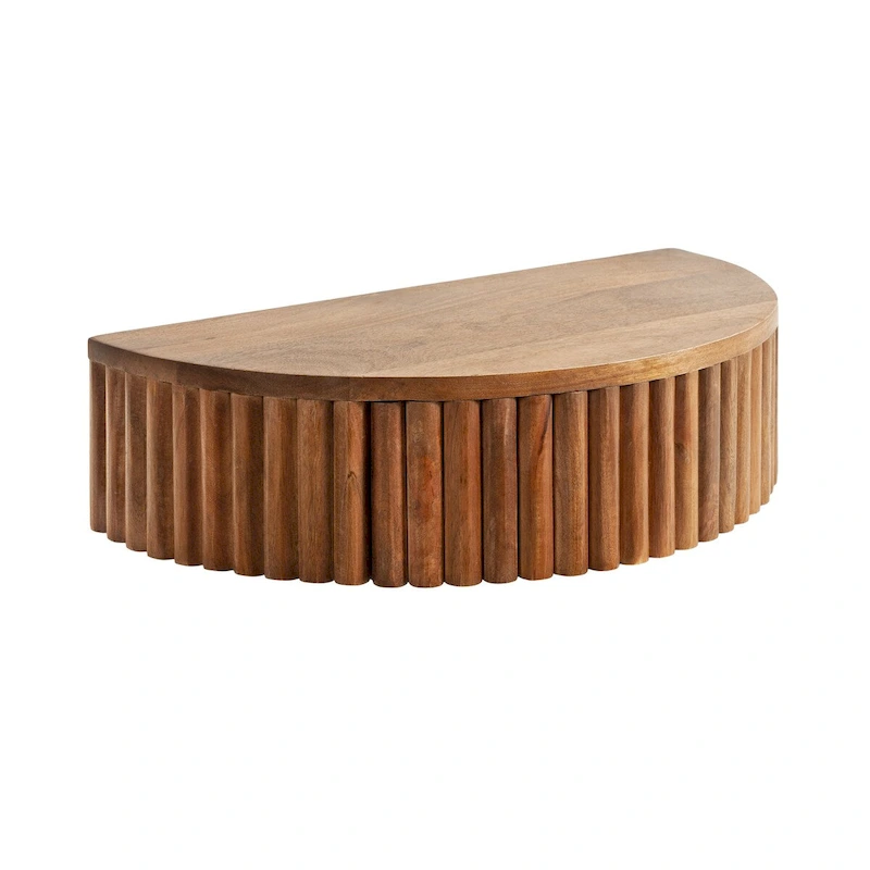 Kate and Laurel Reid Ribbed Floating Side Table
