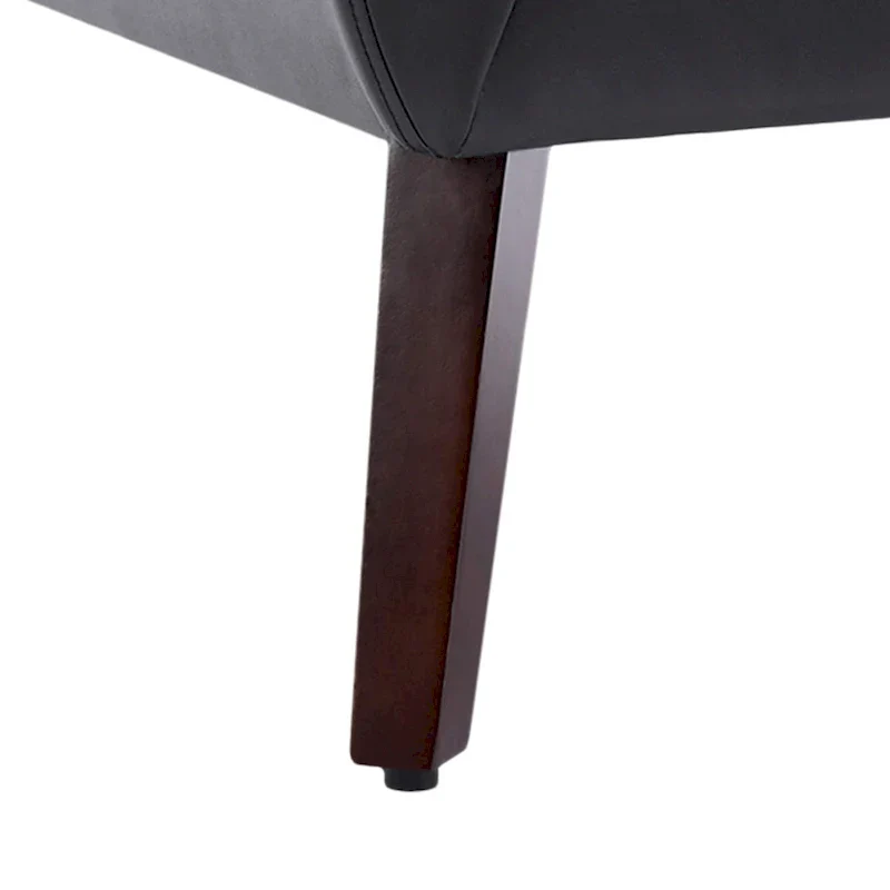 PU Leather Accent Chair Living Room Upholstered Armchair