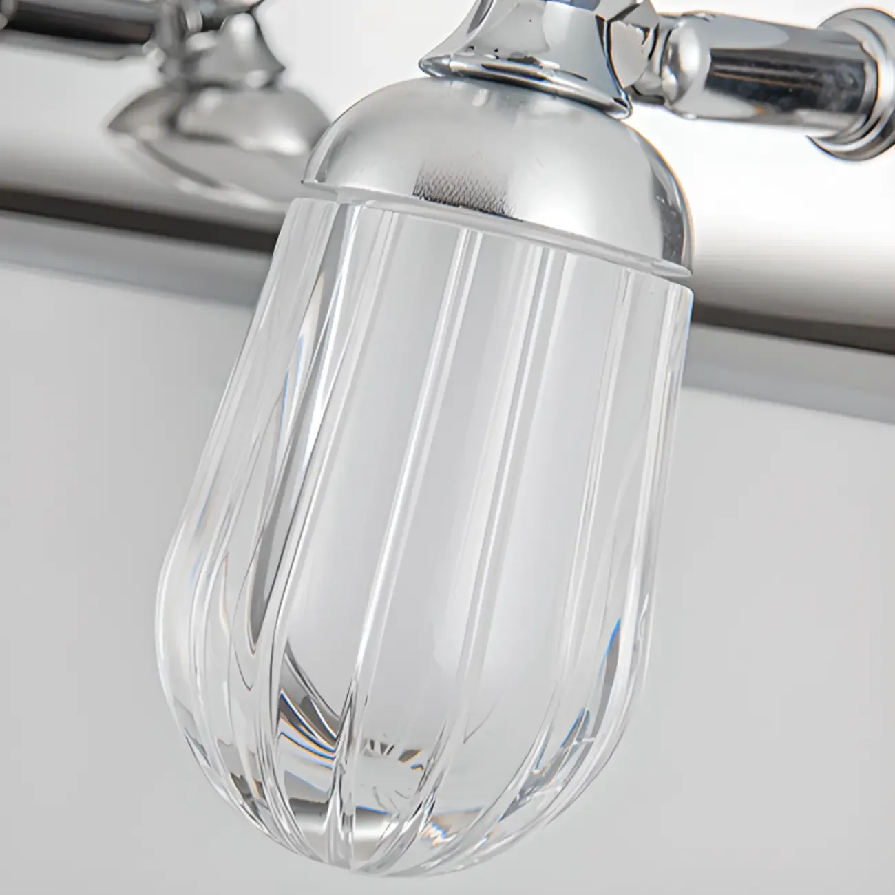 Modern Stainless Steel Bathroom Vanity Light Dimmable LED