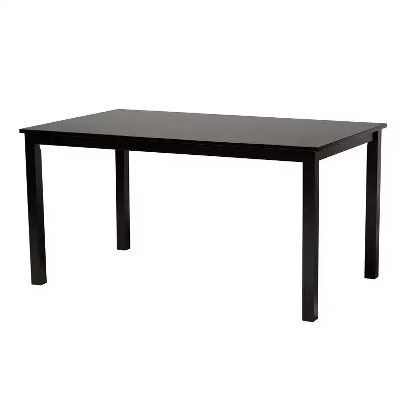 Modern Fabric & Wood Dining Set for 6 – 4 Chairs + Bench + Table