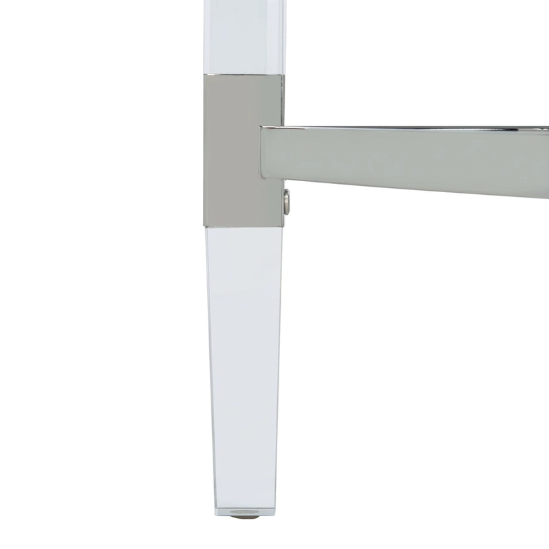 SAFAVIEH Couture Gunel Acrylic Console Table - 47.2  W x 17.7  L x 28.7  H - 47Wx18Dx29H