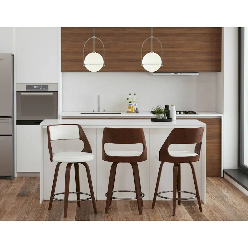 Carson Carrington Alingsas Mid-century Modern Counter Stool (Set of 2)