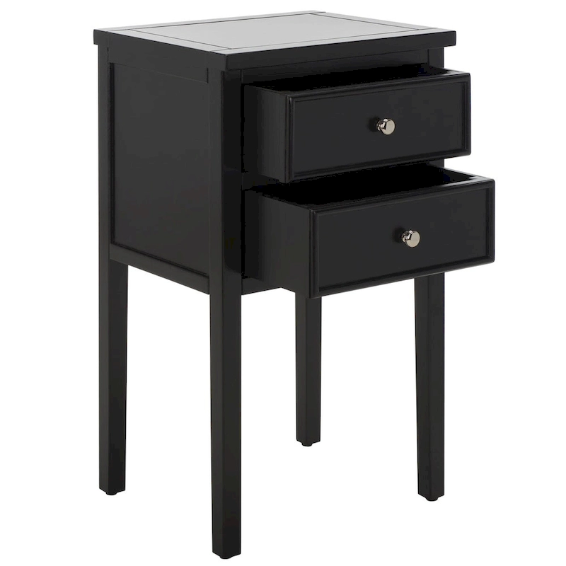 SAFAVIEH Minda 2-Drawer Accent End Table Nightstand (Fully Assembled) - 16.9 x 14.2 x 29.7 - 17Wx15Dx30H