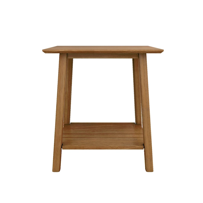 Plank and Beam Mid-Century Modern Accent End Table - 23 L x 16.25 W x 25.5 H