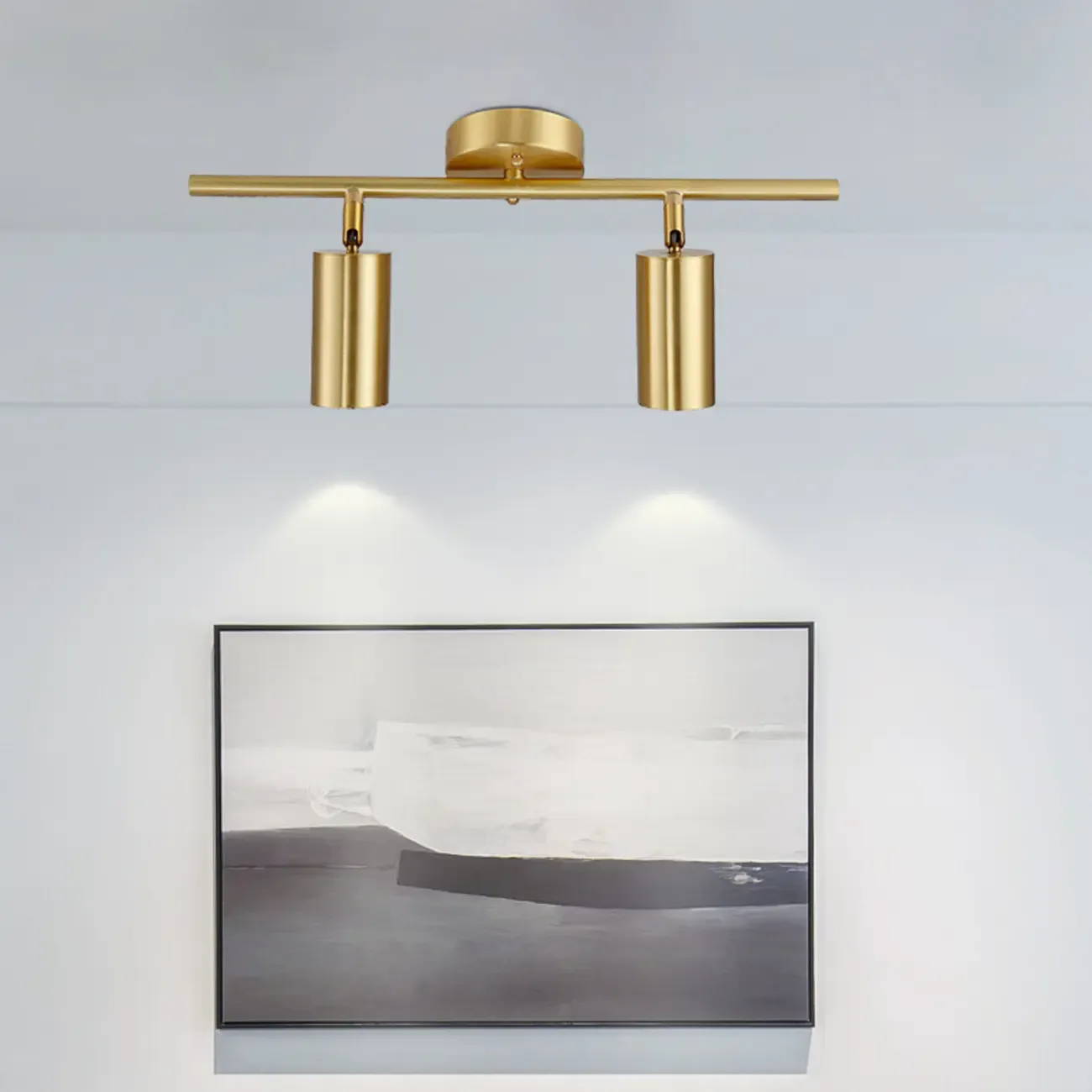 Modern Brass Adjustable Track Lighting