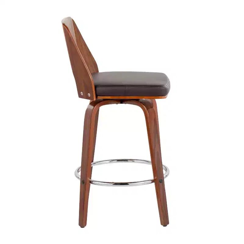 Set of 2 Trilogy Upholstered Counter Height Barstools - Lumisource