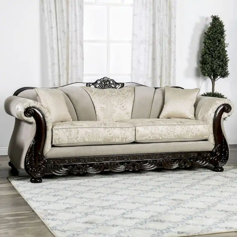 Dikic Traditional Chenille Rolled Arms 2-Piece Living Room Set by Gracewood Hollow