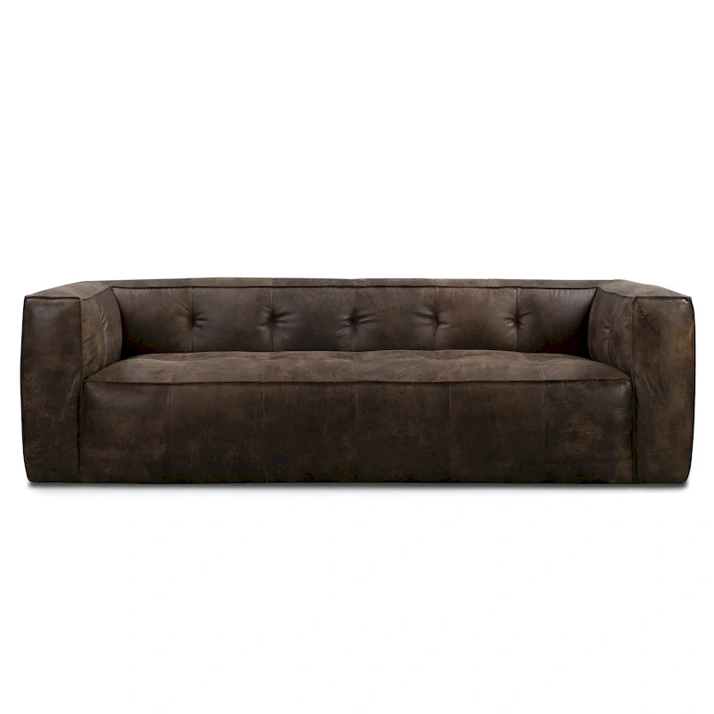Poly & Bark Capa 92 Sofa - Full Grain Genuine Italian Leather