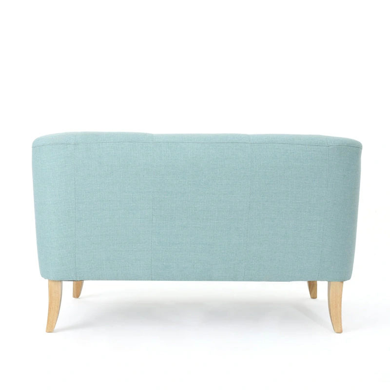 Sheena Mid-century Modern Petite Fabric Loveseat by Christopher Knight Home
