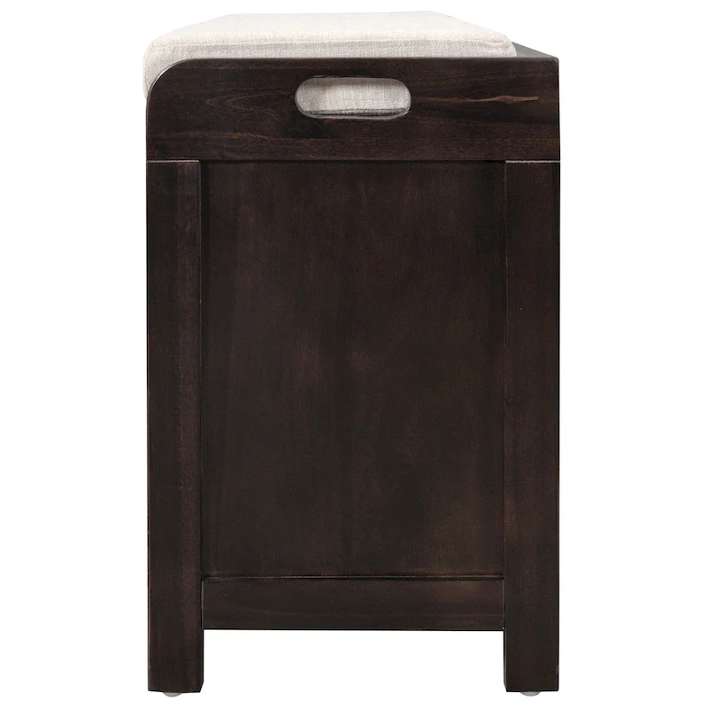 Fully Assembled Shoe Bench with Removable Cushion